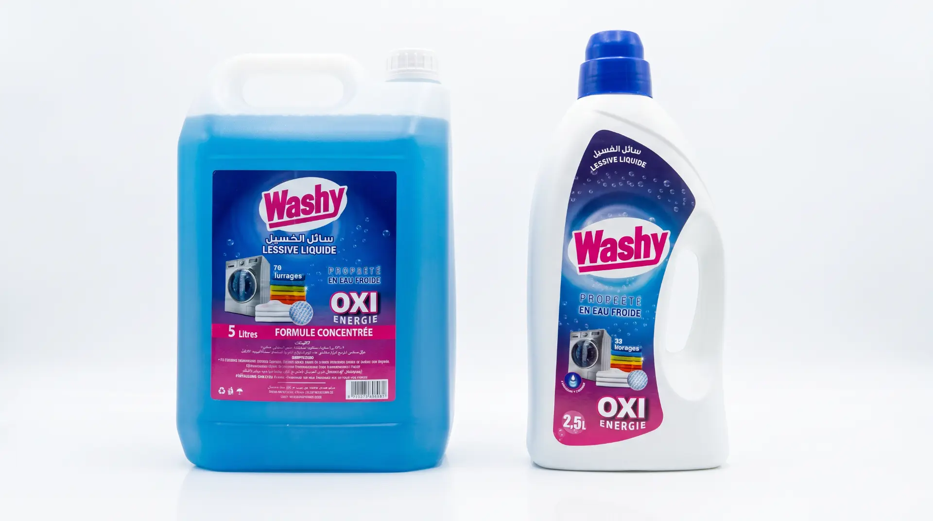 Lessive OXI Énergie & Adoucissant